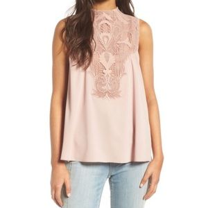 Chelsea28 Lace Yoke Tank